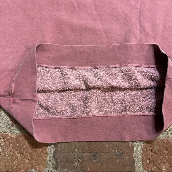 Mammoth WOMENS XL Pink mauve LANDMARK CLASSIC Crew Sweatshirt with map - Picture 8 of 15